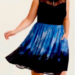 Torrid Disney Cinderella Silhouette Dress